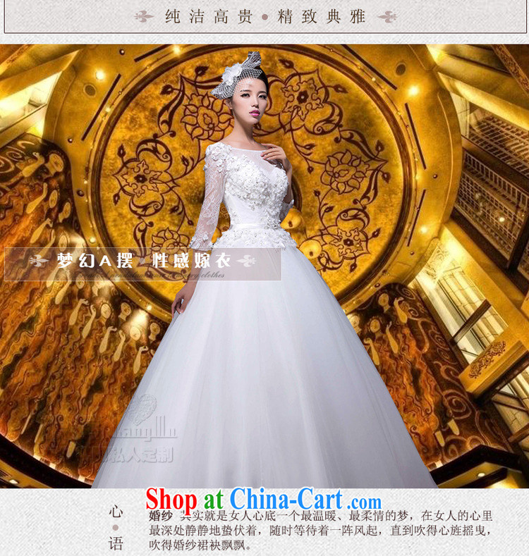 The Luang Prabang wedding dresses new 2015 modern bride Korean version field shoulder graphics thin manual flowers to bind with autumn and winter white advanced custom pictures, price, brand platters! Elections are good character, the national distribution, so why buy now enjoy more preferential! Health