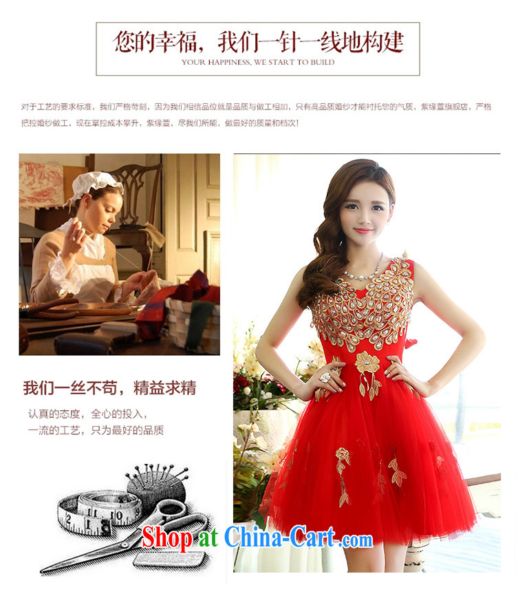 Read terrace spring 2015 new female Korean Beauty bridal wedding sister's wedding dress moderator annual performance small dress shaggy Princess dresses purple XL pictures, price, brand platters! Elections are good character, the national distribution, so why buy now enjoy more preferential! Health