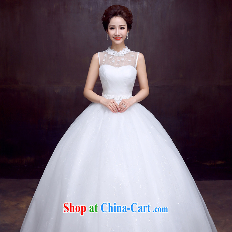 The married Yi wedding dresses new 2015 Spring package shoulder with bridal wedding beauty graphics thin sweet strap wedding, 3-Piece white XXL, dumping the married Yi, shopping on the Internet