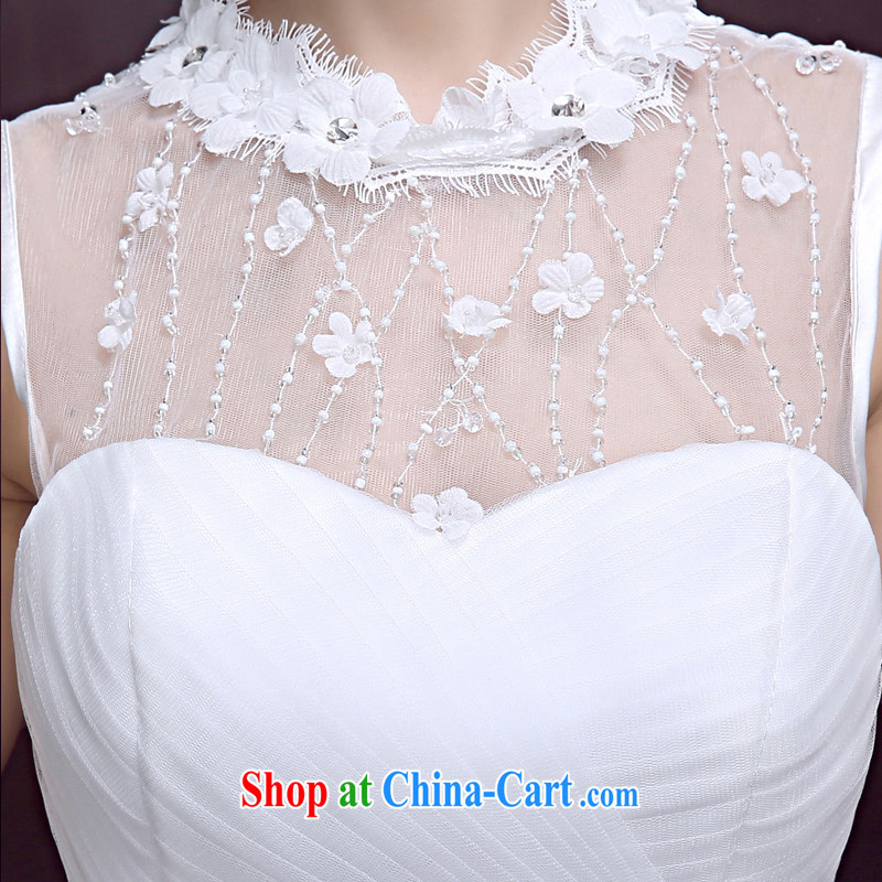The married Yi wedding dresses new 2015 Spring package shoulder with bridal wedding beauty graphics thin sweet strap wedding, 3-Piece white XXL, dumping the married Yi, shopping on the Internet