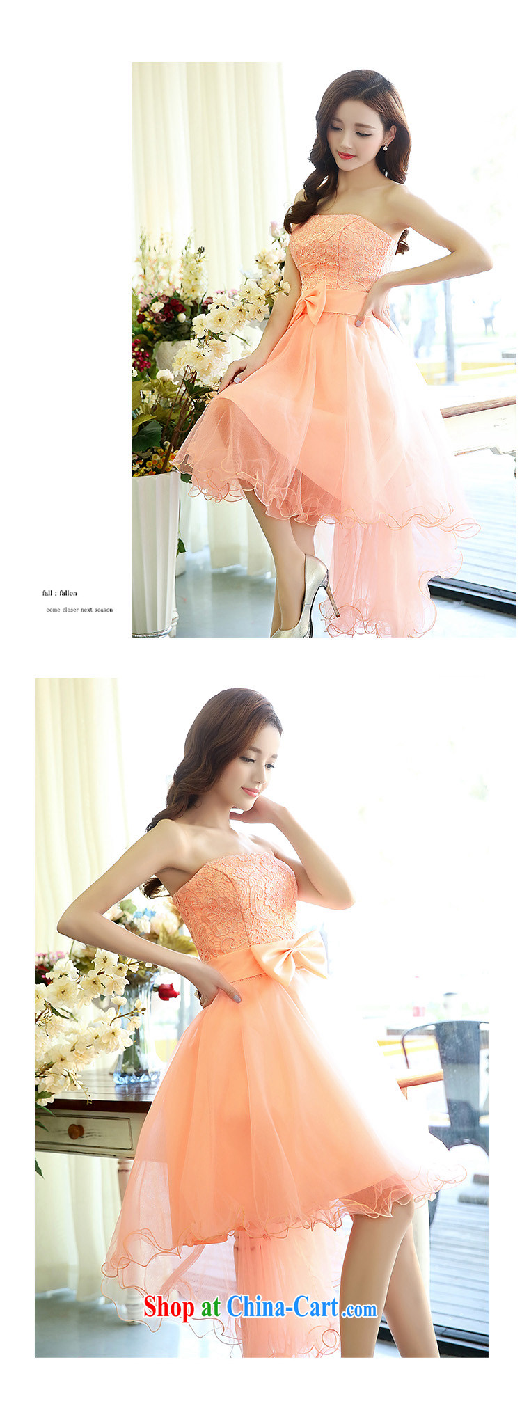 Read terrace spring 2015 new female Korean wiped his chest-tail Princess dress bridal bridesmaid lace wedding small dress spring and summer cultivating Yin mei-yi skirt red L pictures, price, brand platters! Elections are good character, the national distribution, so why buy now enjoy more preferential! Health