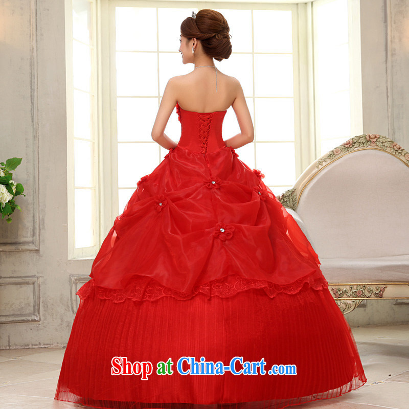 A good service is 2015 New Red bridal wedding dresses stylish wiped his chest creases manually with wedding red 2 XL, good service, and, shopping on the Internet