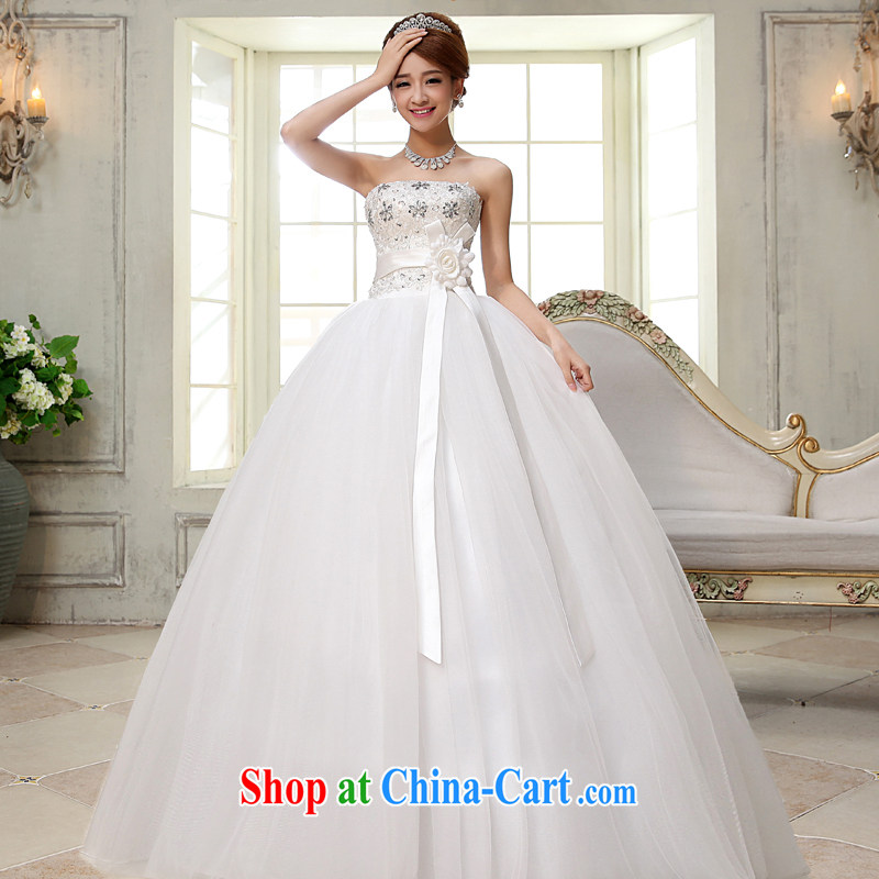 A good service is 2015 new marriage wiped chest Princess sweet sexy and stylish retro with wedding dresses white 2XL, good service, and, on-line shopping
