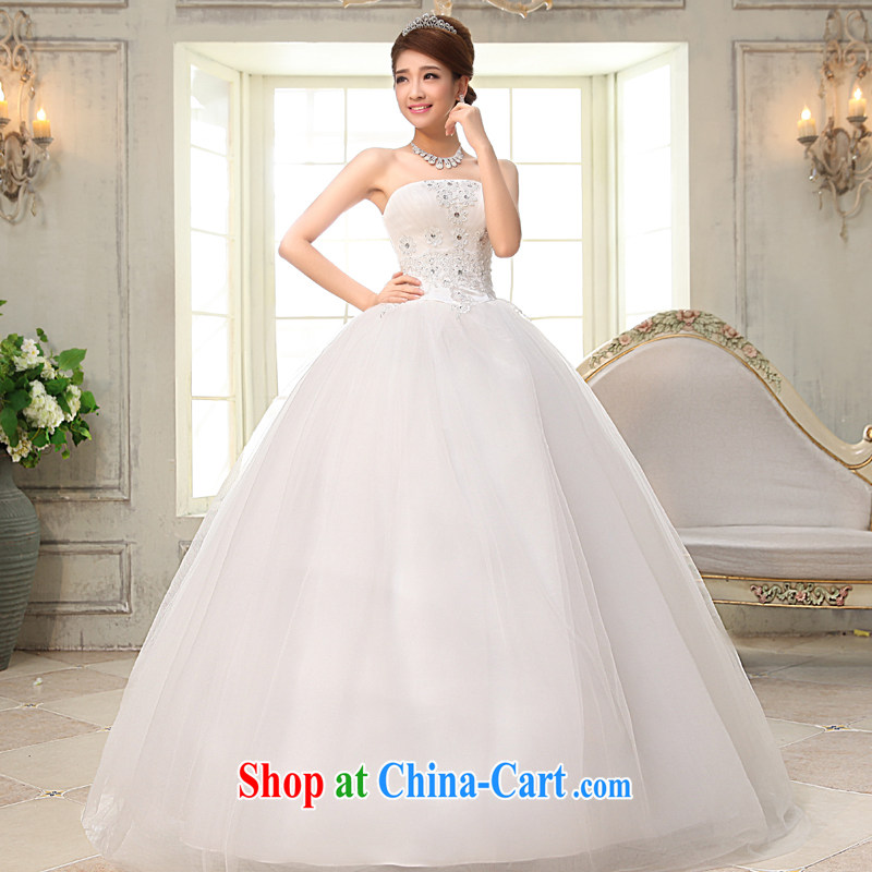 A good service is 2015 new married Mary Magdalene chest wedding dress sweet and stylish Princess with wedding dresses white 2XL