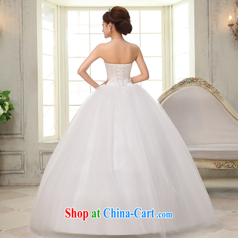 A good service is 2015 new marriage wiped chest wedding dress sweet and stylish Princess with wedding dresses white 2XL, good service, and, on-line shopping