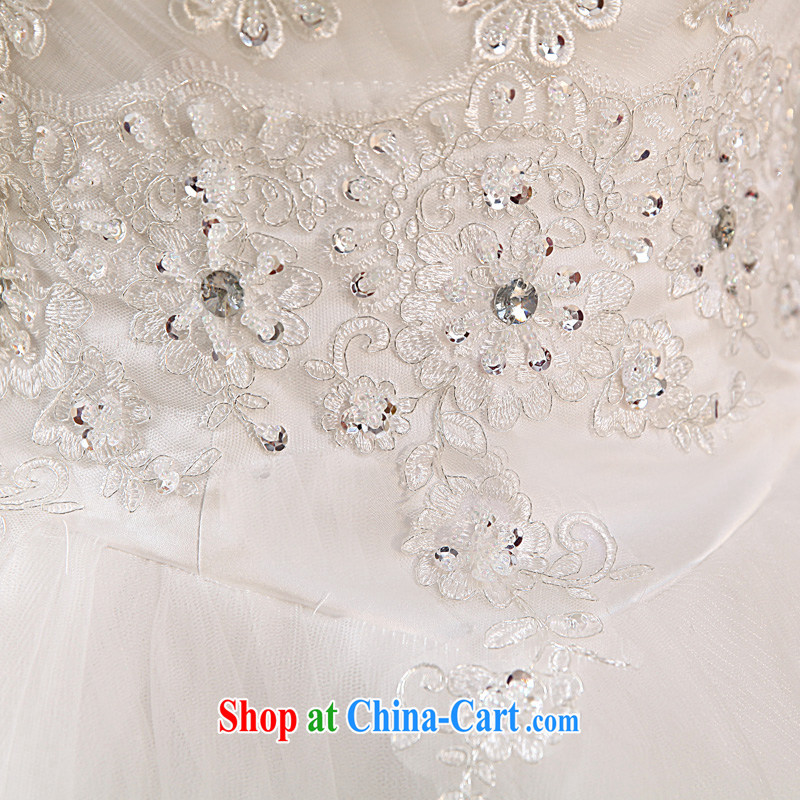 A good service is 2015 new marriage wiped chest wedding dress sweet and stylish Princess with wedding dresses white 2XL, good service, and, on-line shopping