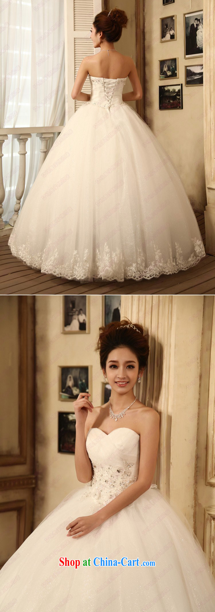 Dream of the day wedding dresses new 2015, Japan, and South Korea wiped his chest, wedding dress 6273 white S pictures, price, brand platters! Elections are good character, the national distribution, so why buy now enjoy more preferential! Health