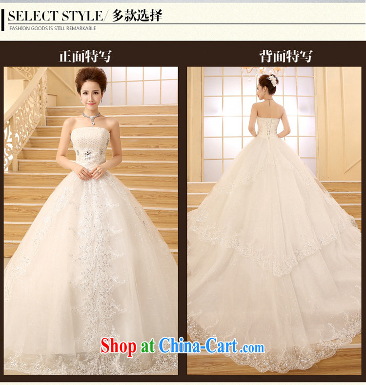Time his bare chest style wedding dresses new tail wedding tied with lace inserts drill wipe the chest tail wedding, Japan, and South Korea custom wedding white M pictures, price, brand platters! Elections are good character, the national distribution, so why buy now enjoy more preferential! Health