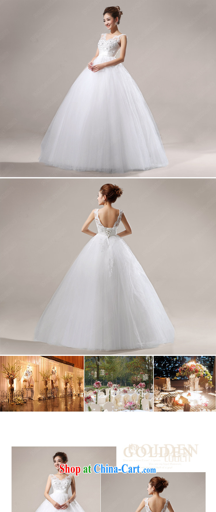 Let the day the Korean version field shoulder wedding dresses 2015 new high-waist pregnant women with trailing wedding dress with L, pictures, price, brand platters! Elections are good character, the national distribution, so why buy now enjoy more preferential! Health