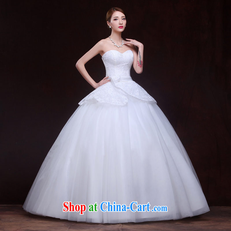 The Code love life wedding Mary Magdalene, chest 2015 New Products lace Korean lady Princess shaggy dress strap graphics thin. The waist-dress white XXL, love life, and shopping on the Internet
