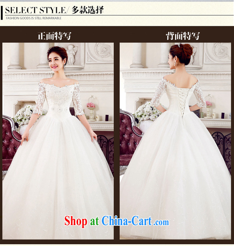 Time his bride's wedding dresses new 2015 summer with straps V for a field in shoulder cuff lace, Japan, and South Korea wedding white XXL pictures, price, brand platters! Elections are good character, the national distribution, so why buy now enjoy more preferential! Health