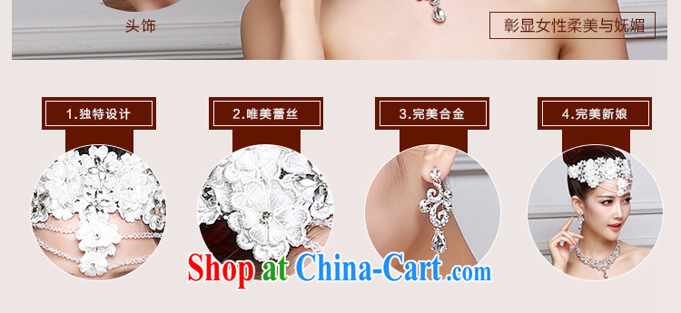 Beautiful ornaments 2015 new head-dress bridal jewelry Crown Deluxe lace water drill white head-dress wedding accessories White only played for 060 pictures, price, brand platters! Elections are good character, the national distribution, so why buy now enjoy more preferential! Health