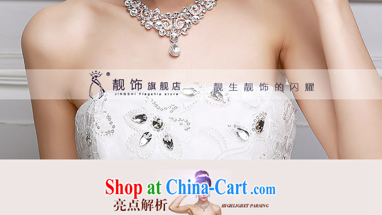 Beautiful ornaments 2015 new bridal head-dress necklace earrings 3-Piece wedding accessories white ornaments photo building supplies wedding dresses accessories bridal jewelry 015 pictures, price, brand platters! Elections are good character, the national distribution, so why buy now enjoy more preferential! Health