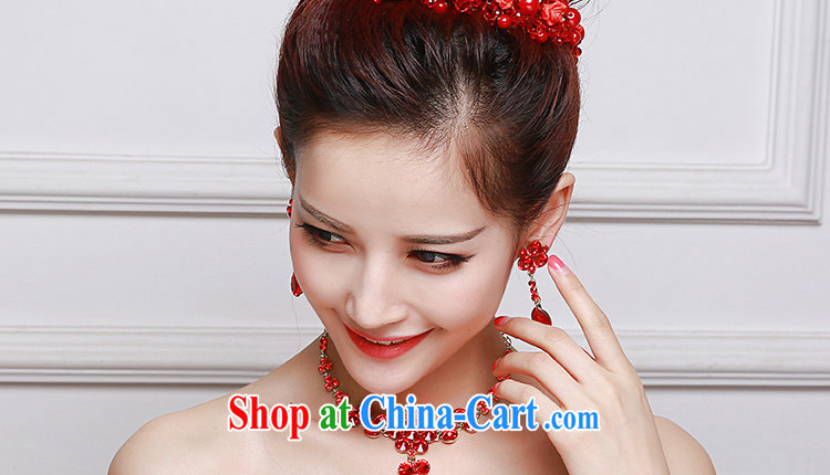 Beautiful ornaments 2015 new bridal head-dress red wedding Crown necklace earrings 3-Piece wedding dresses with red Crown package 037 pictures, price, brand platters! Elections are good character, the national distribution, so why buy now enjoy more preferential! Health