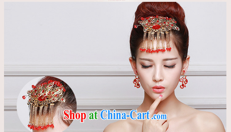 Beautiful ornaments 2015 new bride's red head-dress show reel service and classic bridal headdress photo building supplies Red classic bridal head only and 045 pictures, price, brand platters! Elections are good character, the national distribution, so why buy now enjoy more preferential! Health