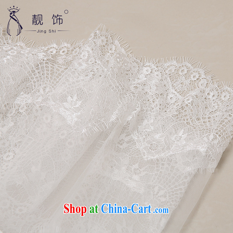 Beautiful ornaments 2015 New double eyelashes lace lace bridal and legal wedding dresses accessories accessories white 092, beautiful ornaments JinGSHi), and shopping on the Internet
