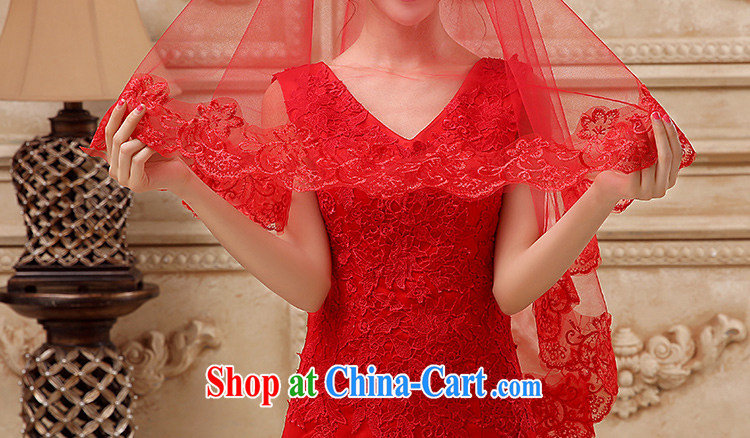 Beautiful ornaments 2015 New Red lace lace bridal wedding dresses and wedding dresses accessories accessories red-lace and yarn 096 pictures, price, brand platters! Elections are good character, the national distribution, so why buy now enjoy more preferential! Health