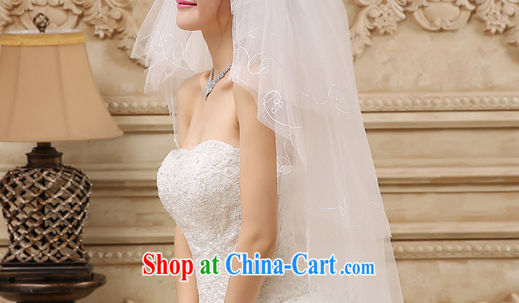 Beautiful ornaments 2015 new white Deluxe Water drilling lace multi-layer delay marriages long and legal wedding accessories accessories white long and legal 032 pictures, price, brand platters! Elections are good character, the national distribution, so why buy now enjoy more preferential! Health