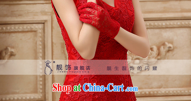 Beautiful ornaments 2015 new bridal red lace gloves wedding dresses accessories accessories red lace gloves Long, 111 pictures, price, brand platters! Elections are good character, the national distribution, so why buy now enjoy more preferential! Health