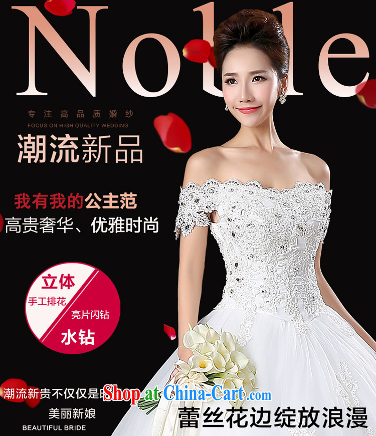 7 color 7 tone Korean version 2015 new stylish with graphics thin the bride cuff a shoulder wedding dresses H 067 white tailored final pictures, price, brand platters! Elections are good character, the national distribution, so why buy now enjoy more preferential! Health