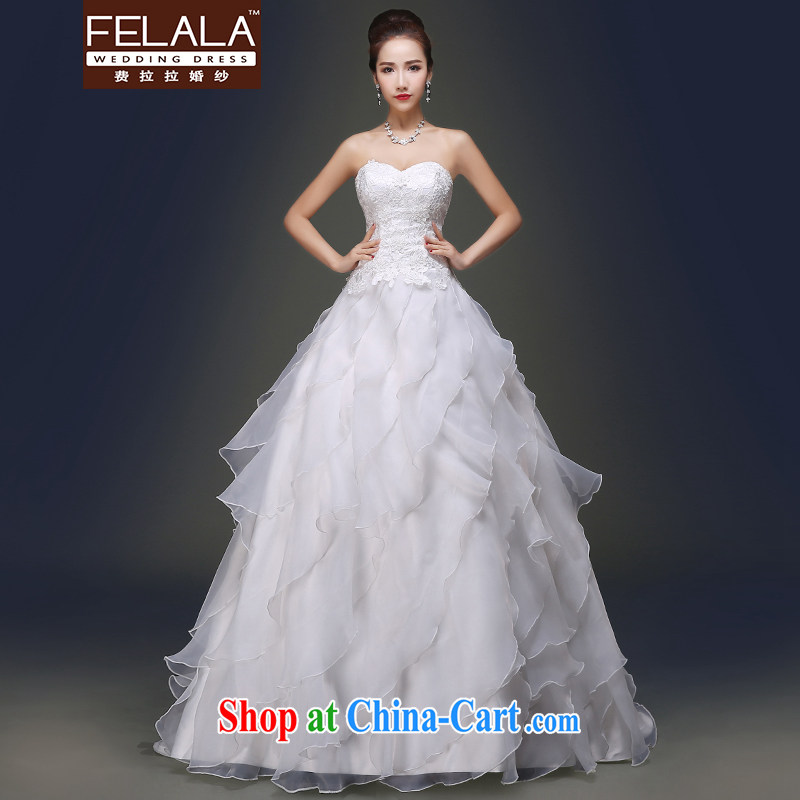 Ferrara 2015 spring and summer new stylish and wiped his chest Sin-ling the flouncing wedding dresses XL _2 feet 2_