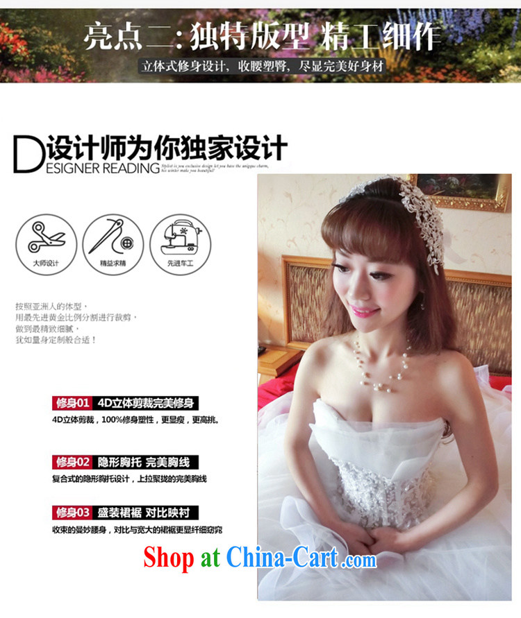 Time Syria, Japan, and South Korea wedding dress bride's perspective of Mary Magdalene sense chest Korean version with the Code Princess shaggy dress tie wedding dress dress 2015 new white M pictures, price, brand platters! Elections are good character, the national distribution, so why buy now enjoy more preferential! Health