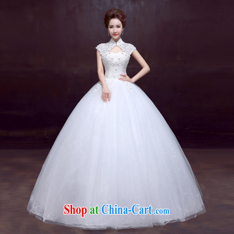 The married Yi wedding dresses new 2015 graphics thin lace with attached also sexy sweet Princess bride wedding female white XXL