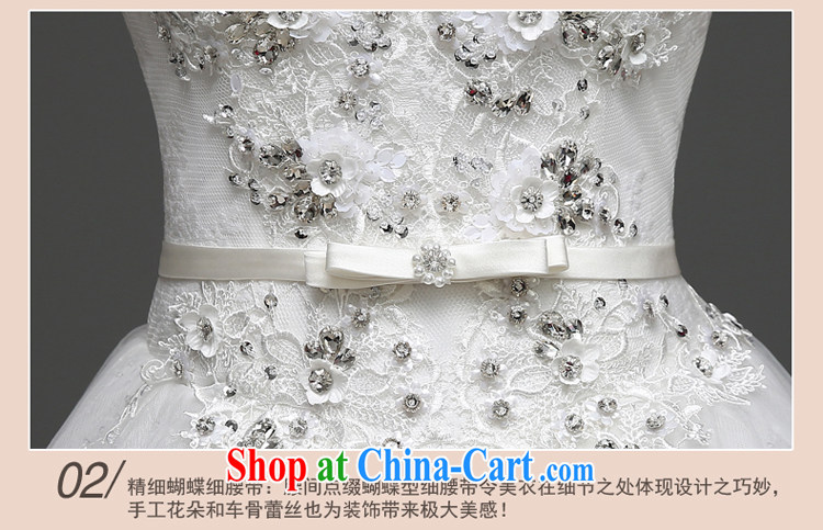 7 color 7 tone Korean version 2015 new stylish hanging also-panelled drill marriages lace tie-in with wedding dresses H 068 white XS pictures, price, brand platters! Elections are good character, the national distribution, so why buy now enjoy more preferential! Health