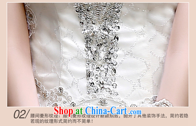 7 color 7 tone Korean version 2015 new stylish marriages Mary Magdalene chest lace inserts drill with long-tail wedding dresses H 070 white L pictures, price, brand platters! Elections are good character, the national distribution, so why buy now enjoy more preferential! Health