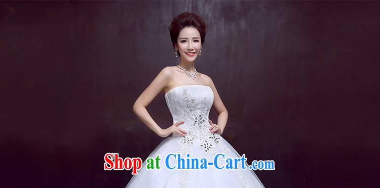 The married Yi wedding dresses new 2015 Korean sexy bare his chest, wedding sweet Princess bridal wedding white XXL pictures, price, brand platters! Elections are good character, the national distribution, so why buy now enjoy more preferential! Health