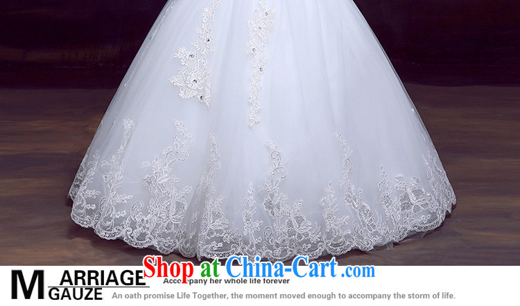 The married Yi wedding dresses new 2015 Korean sexy bare his chest, wedding sweet Princess bridal wedding white XXL pictures, price, brand platters! Elections are good character, the national distribution, so why buy now enjoy more preferential! Health