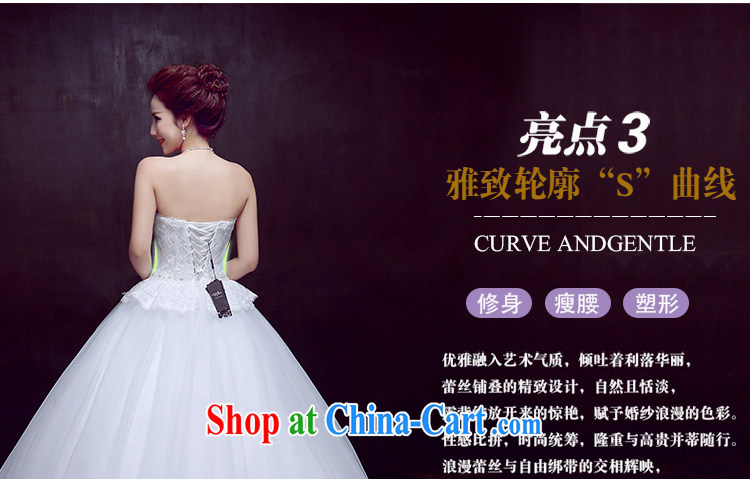 The married Yi wedding dresses new 2015 sexy lace wiped his chest, wedding Princess bride video thin wedding white XXL pictures, price, brand platters! Elections are good character, the national distribution, so why buy now enjoy more preferential! Health