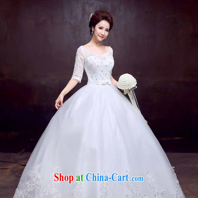 The married Yi wedding dresses new in 2015 cuff lace with wedding Princess bridal sweet tie wedding white XXL, dumping the woman, and, shopping on the Internet