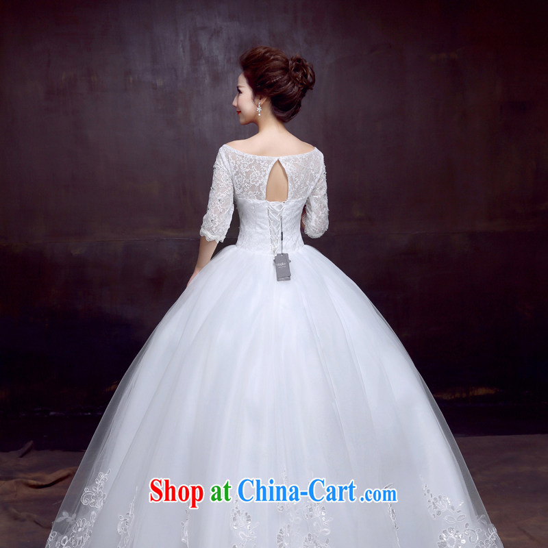 The married Yi wedding dresses new in 2015 cuff lace with wedding Princess bridal sweet tie wedding white XXL, dumping the woman, and, shopping on the Internet