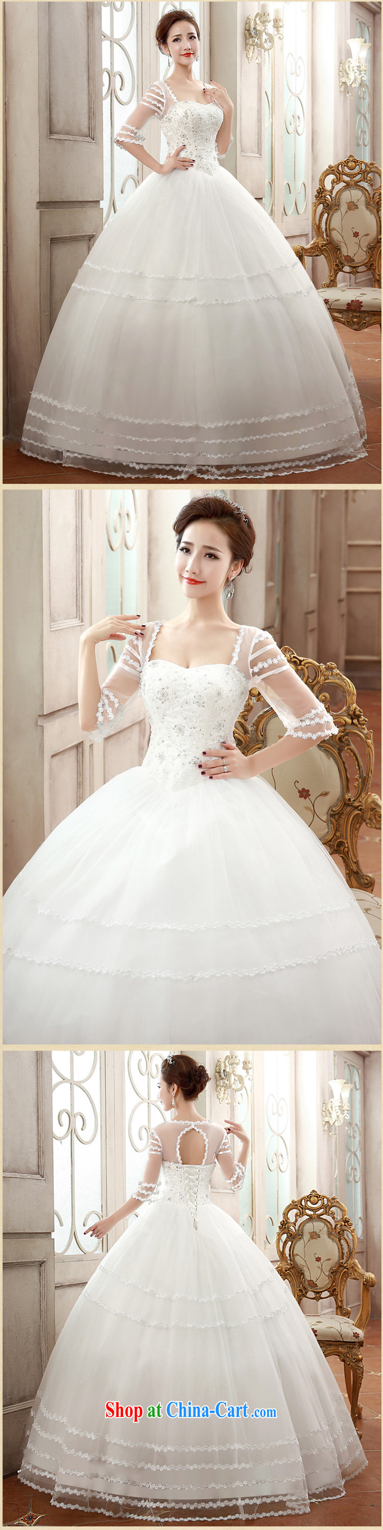 Honeymoon bride spring 2015 new wedding dresses romantic shoulders wedding Princess shaggy dress wedding white XL pictures, price, brand platters! Elections are good character, the national distribution, so why buy now enjoy more preferential! Health