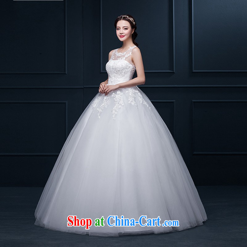 Love, Norman wedding dresses 2015 winter new Korean version simple and double-shoulder alignment, and lace wedding Wedding Video thin bridal wedding XL pieced, love so Pang, shopping on the Internet