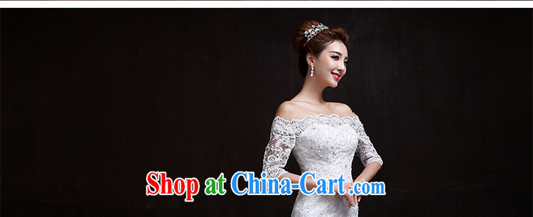 Dumping the married Yi wedding at Merlion, winter beauty a shoulder at Merlion wedding Korean-style cuff in lace small tail wedding white XXL pictures, price, brand platters! Elections are good character, the national distribution, so why buy now enjoy more preferential! Health