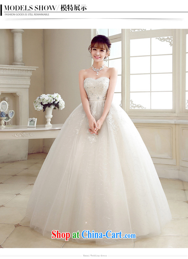 Time his bride's bare chest wedding dresses, Japan, and South Korea wedding dress Princess Korean-style with large, pregnant women custom, 2015 new white XXL pictures, price, brand platters! Elections are good character, the national distribution, so why buy now enjoy more preferential! Health