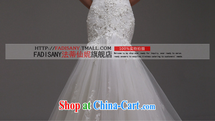 Art 100 Su Ge crowsfoot wedding dresses 2015 New Field shoulder chest bare shoulders 3 through marriages package and small tail lace beauty stylish Korean version, white custom + $30 pictures, price, brand platters! Elections are good character, the national distribution, so why buy now enjoy more preferential! Health
