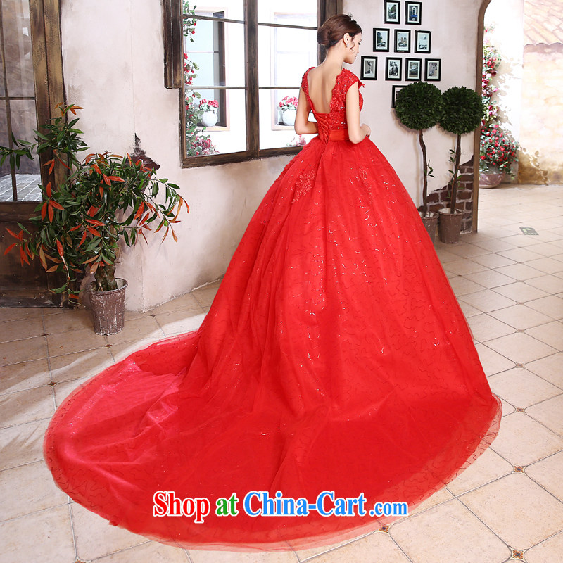 Honey, bride red tail wedding a shoulder for Korean high-waist pregnant wedding marriages to the door by the Code wedding red XXL, honey, bride, shopping on the Internet