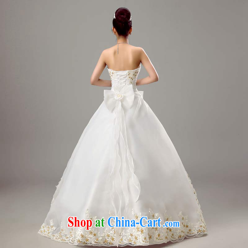 Baby bridal wedding dresses 2015 new spring and summer and stylish graphics thin bride wiped his chest Korean Beauty wedding white XXL, my dear bride (BABY BPIDEB), online shopping
