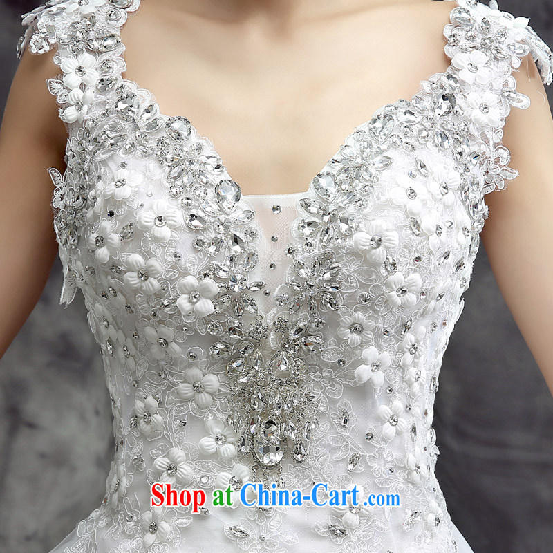 7-Color 7 tone Korean version 2015 New Field shoulder Sau San tied with Korean brides wedding dresses H 071 shoulders, M, 7 color 7 tone, shopping on the Internet