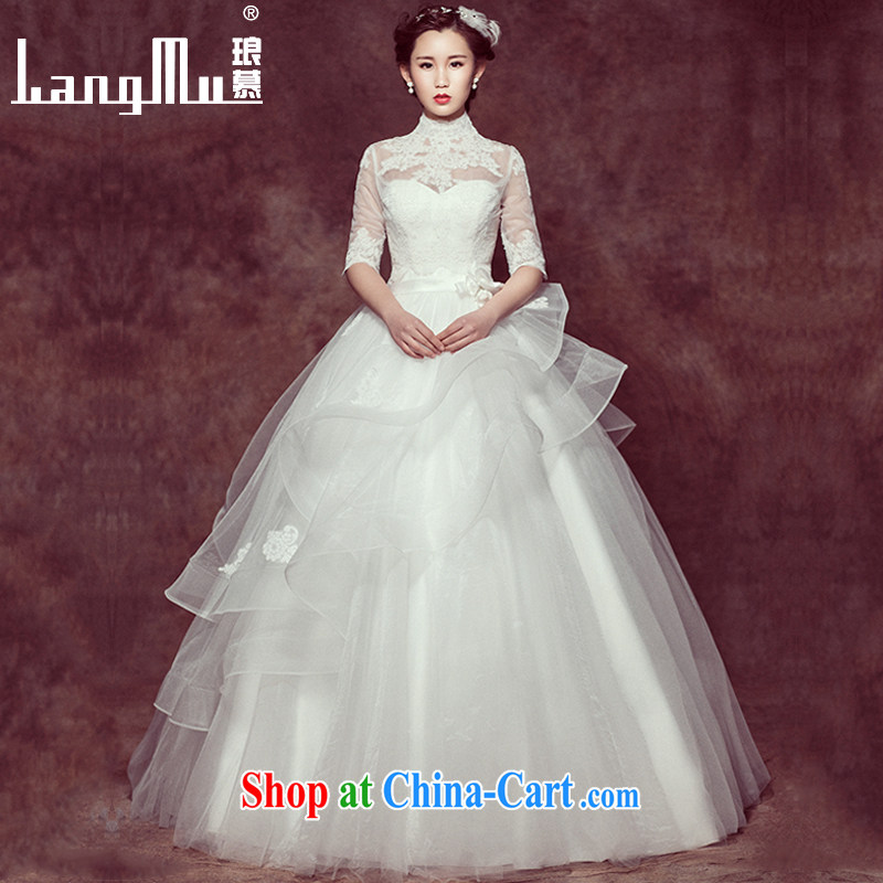 Luang Prabang in spring 2015 new stylish Korean wedding a Field shoulder wedding simple bridal wedding dresses, a C 128 advanced customization