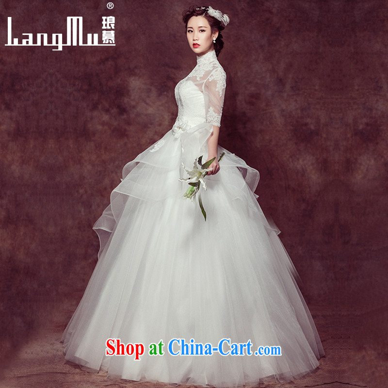 Luang Prabang in spring 2015 new stylish Korean wedding a shoulder wedding dresses simple bridal wedding dresses, a C 128 advanced customization, Luang Prabang, and, on-line shopping