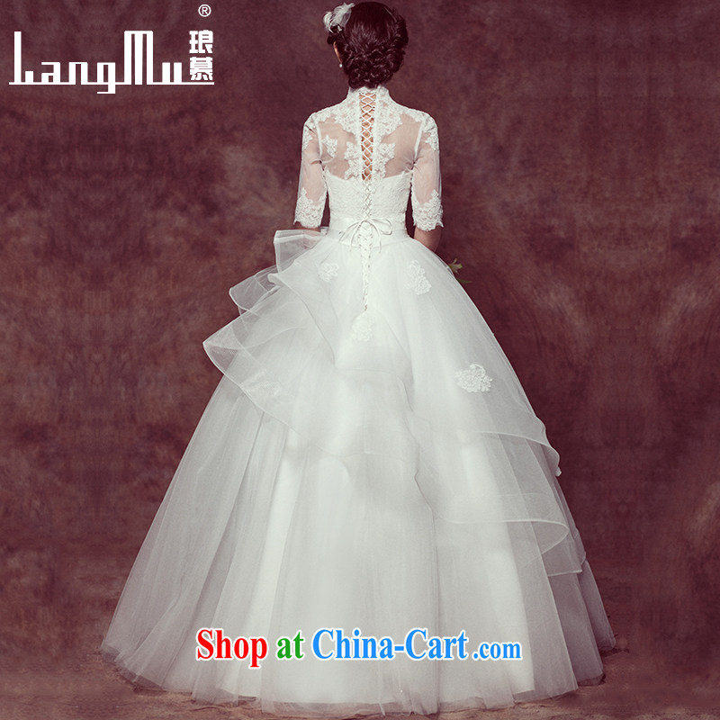 Luang Prabang in spring 2015 new stylish Korean wedding a shoulder wedding dresses simple bridal wedding dresses, a C 128 advanced customization, Luang Prabang, and, on-line shopping