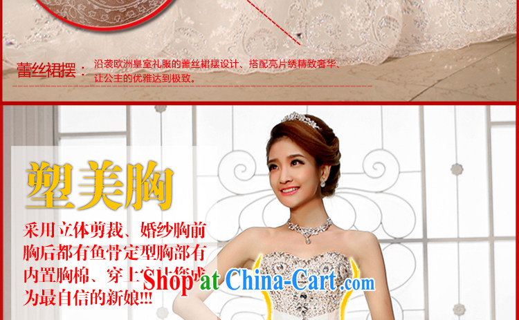 Beautiful ornaments new 2015 wedding dresses Deluxe wipe chest Korean tail wedding high water drilling tail wedding large white tail. Contact Customer Service pictures, price, brand platters! Elections are good character, the national distribution, so why buy now enjoy more preferential! Health
