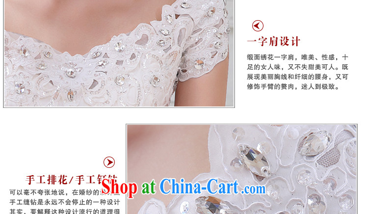 Beautiful ornaments 2015 new wedding Korean video thin with marriages a Field shoulder wedding white with XXL, pictures, price, brand platters! Elections are good character, the national distribution, so why buy now enjoy more preferential! Health