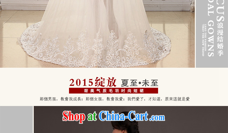 Beautiful ornaments 2015 new small-tail wedding Korean chest bare lace fluoroscopy Web yarn tail wedding white. Contact customer service pictures, price, brand platters! Elections are good character, the national distribution, so why buy now enjoy more preferential! Health