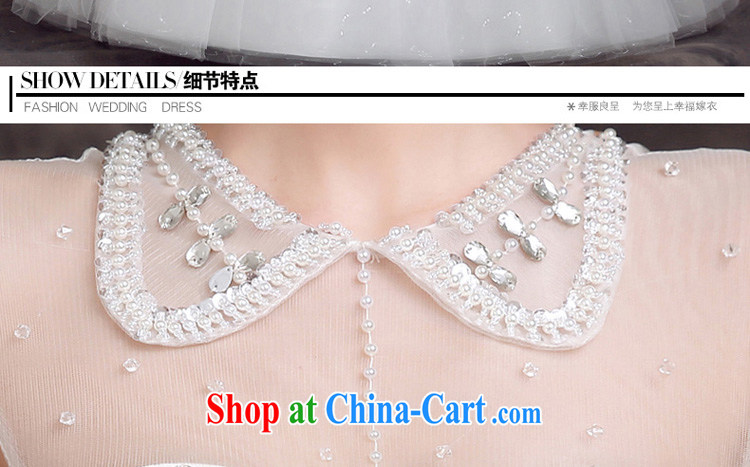 A good service is 2015 new spring and summer transparent package shoulder stylish wood drill with beauty graphics thin high quality wedding dresses white 2XL pictures, price, brand platters! Elections are good character, the national distribution, so why buy now enjoy more preferential! Health