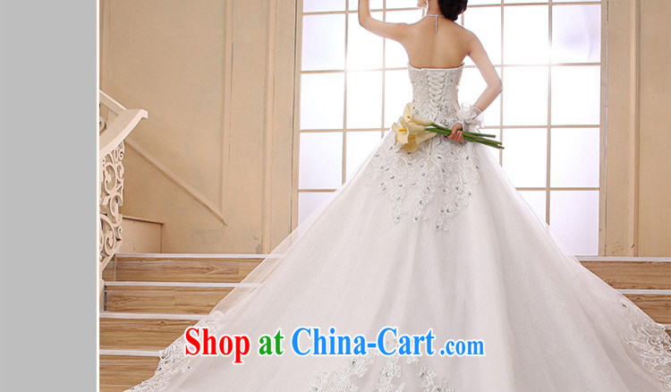 very nice decorated Deluxe Big-tail 2015 new wedding Korean elegant wiped his chest high water drilling long-tail wedding white Deluxe Big and make contact Customer Service pictures, price, brand platters! Elections are good character, the national distribution, so why buy now enjoy more preferential! Health